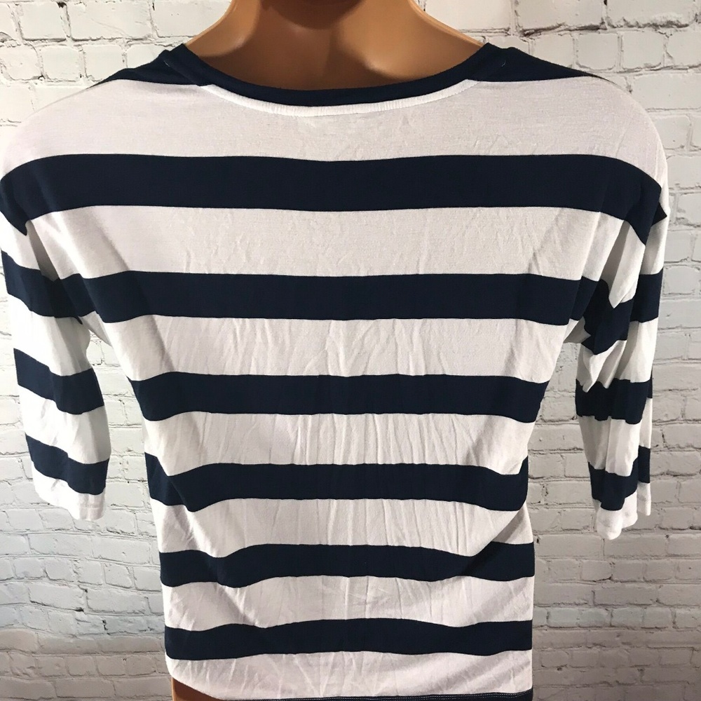 Banana Republic Women's Striped Long Sleeve Tee XS - Picture 6 of 8